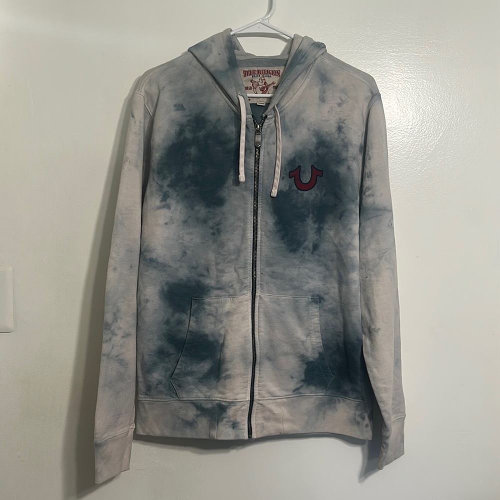 True religion vintage tie dye Royal blue